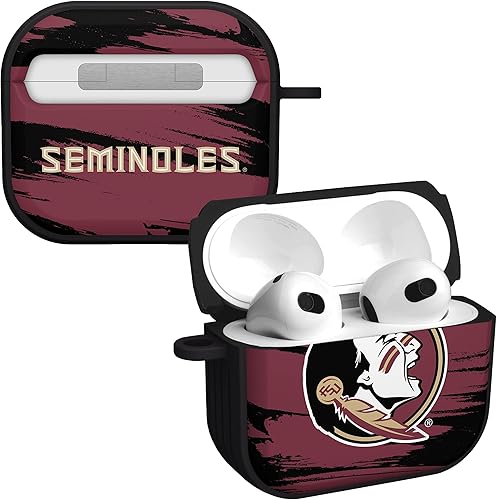 Miniatura 30 de Affinity Bands Florida State Seminoles Champion Series HDX - Funda compatible con Apple AirPods Pro Champion Series,Camo,Clásico,bermellón
