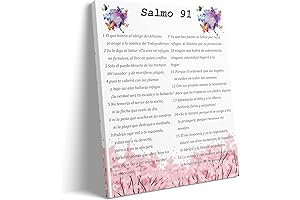 Salmo 91 en Español Para Pared, Psalm 91 Wall Art, Cuadros Cristianos...
