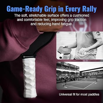 Hesacore Hesatac Overgrip Tape – for Pickleball, Padel & Tennis – Made for Hesacore Grips – Sweat Absorbing, Soft, Anti-Slip, Stretchable Overgrip