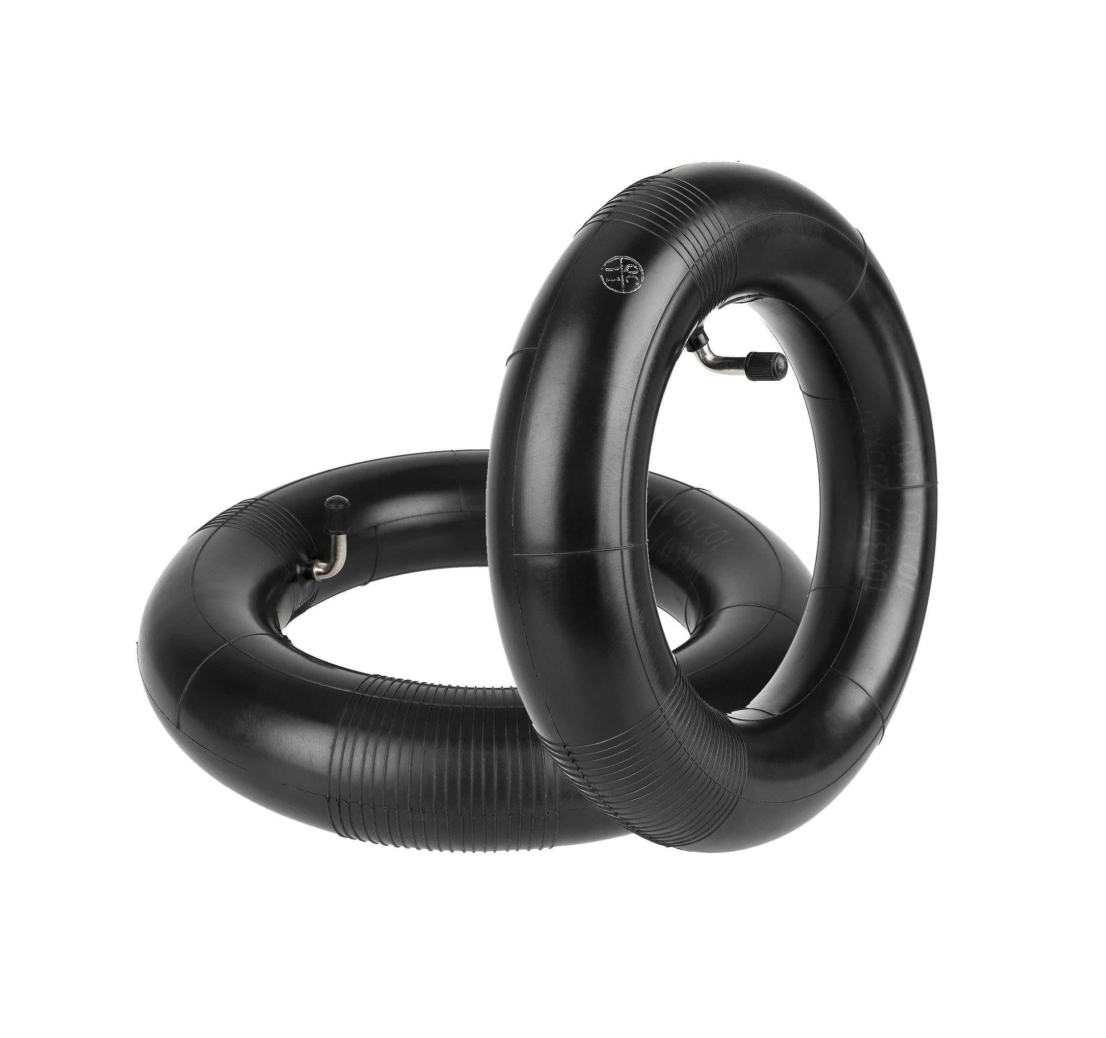 ZAITUO 10 x 3.0/255 x 80 10? Heavy Duty Butyl Rubber Inner Tube w/ 90° Bent Schrader Valve Replacement for Kugoo M4 Pro, kukirin g2 max, kukirin g3 pro Electric Kick Scooter Wheel Tire Parts Tyre (2)