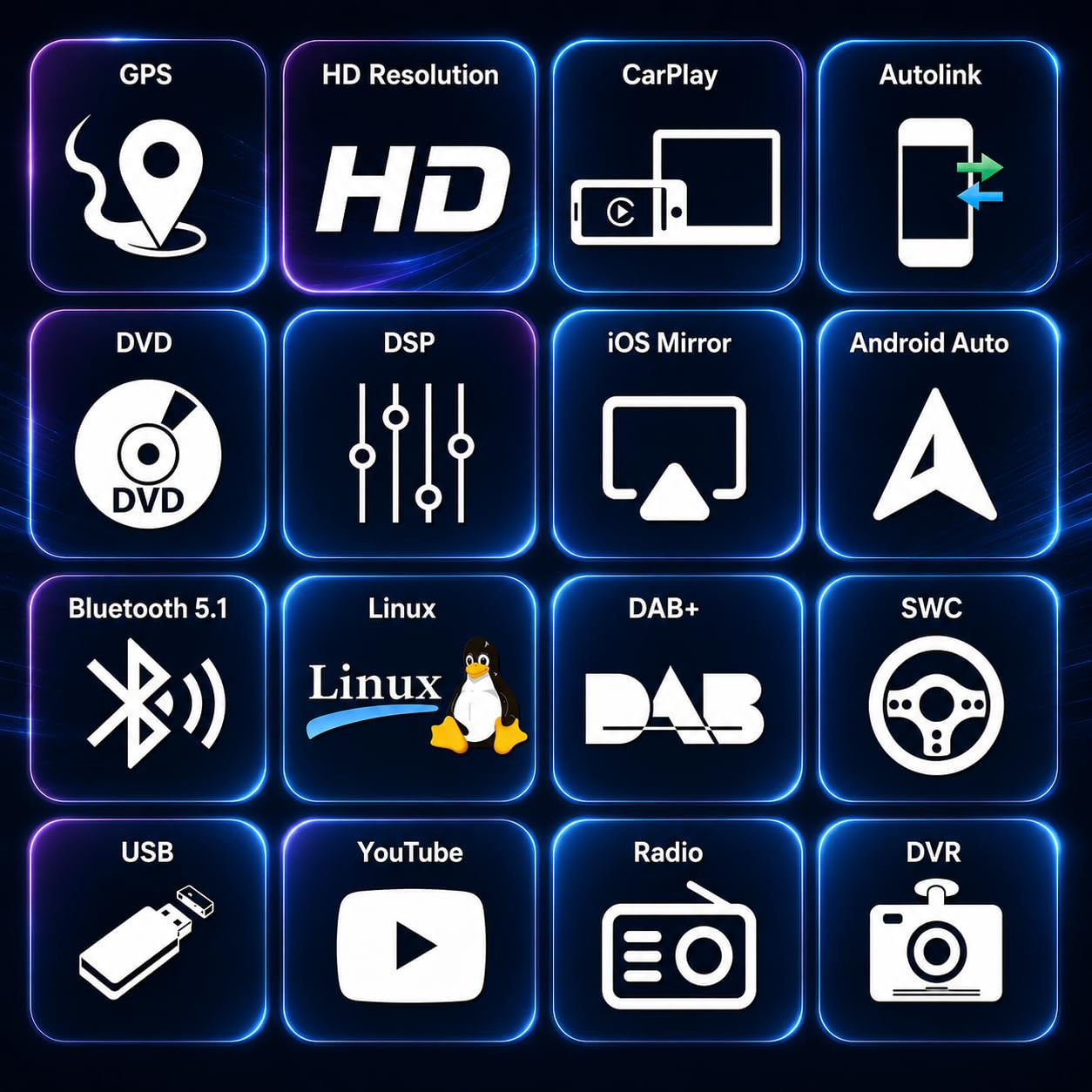 Linux 7-calowe radio cyfrowe DAB Plus radio samochodowe do VW Caddy Polo 6R Crafter Transporter T6 Amarok, Skoda Yeti, zintegrowany odtwarzacz CD Bluetooth 5,1 CarPlay Android Auto DVD FM RDS Canbus