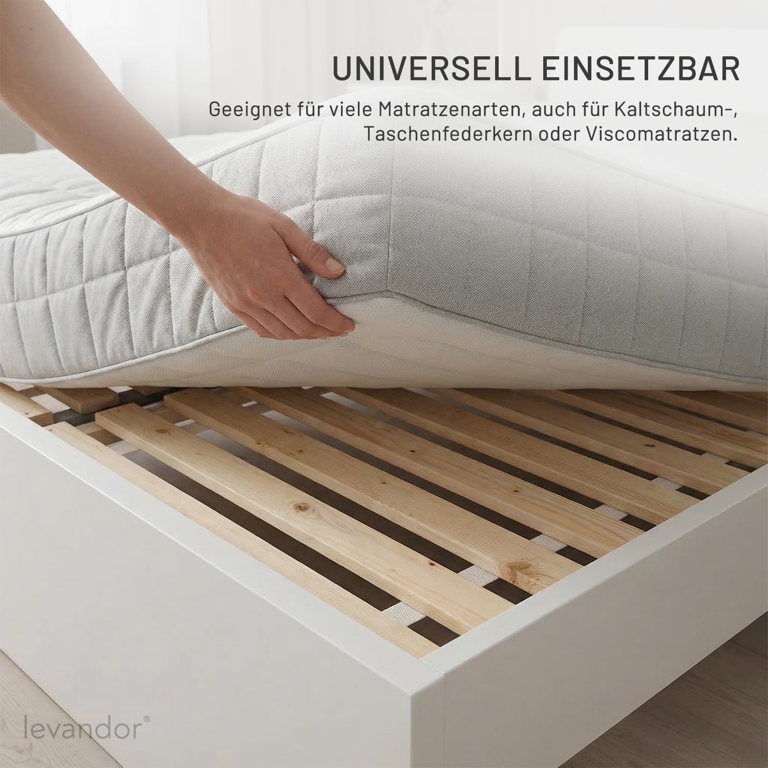 Panorama24 Rollrost Premium 90x200 (23 Latten) Rolllattenrost Lattenrost Bettrost Rollroste Holzlatten Latten Rost