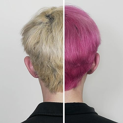 Miniatura 5 de Pallure Máscara refrescante de pigmento de color, acondicionador semipermanente para depósitos de color de cabello, 8.5 onzas, rosa vibrante