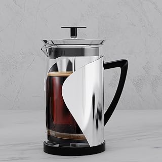 Sponsored Ad - SIXAQUAE French Fress Coffee Maker，Stainless Steel Coffee Press,Durable Coffee Pot With Scale Line,4 Level ...