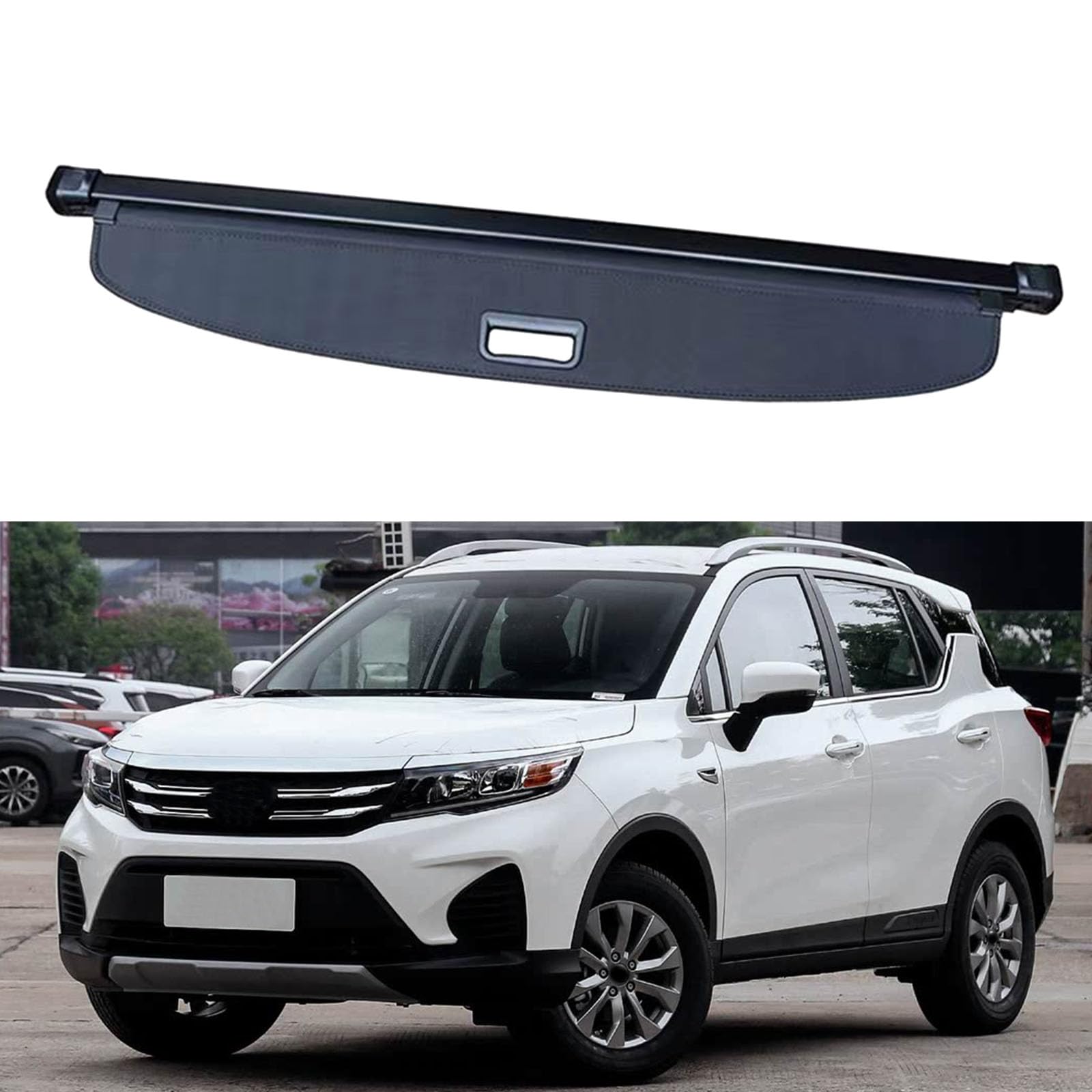 SXLGDW Car Retractable Rear Trunk Parcel Shelf,Compatible with Trumpchi GS3 2015-2022,Car parts