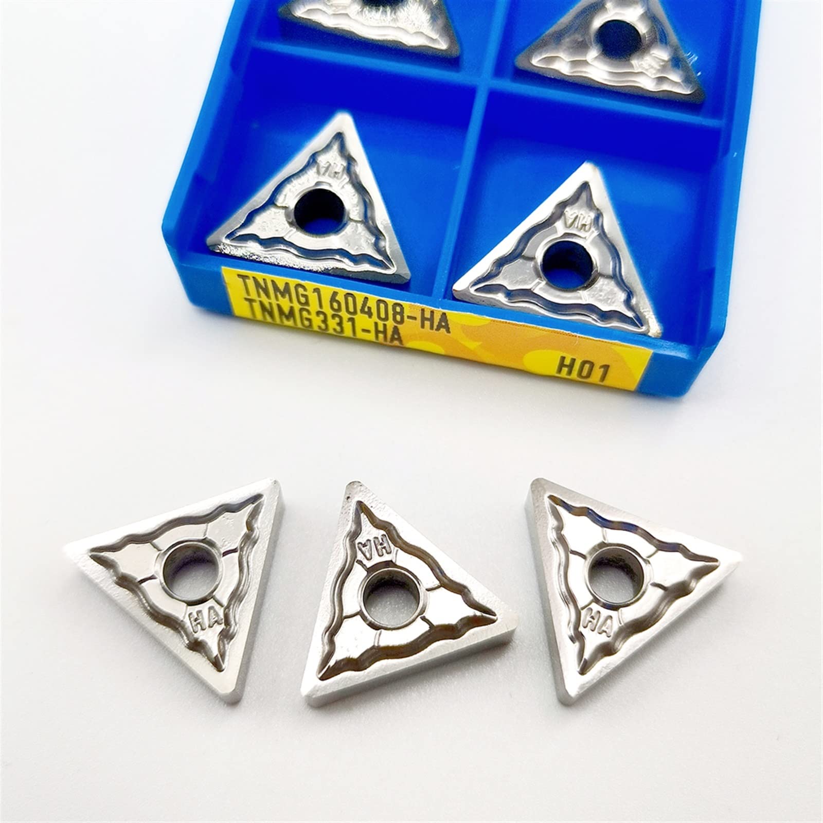 Fresa for tornitura in Acciaio Inossidabile TNMG160408 HA HO1 Inserti Esterni in Metallo Duro for Fresa for tornio CNC TNMG di Alta qualità