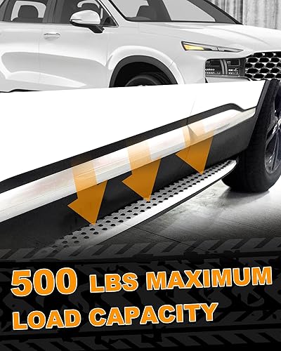 Miniatura 4 de Snailfly Protector de estribos para Hyundai Santa Fe 2019-2023, barra de Nerf de paso lateral