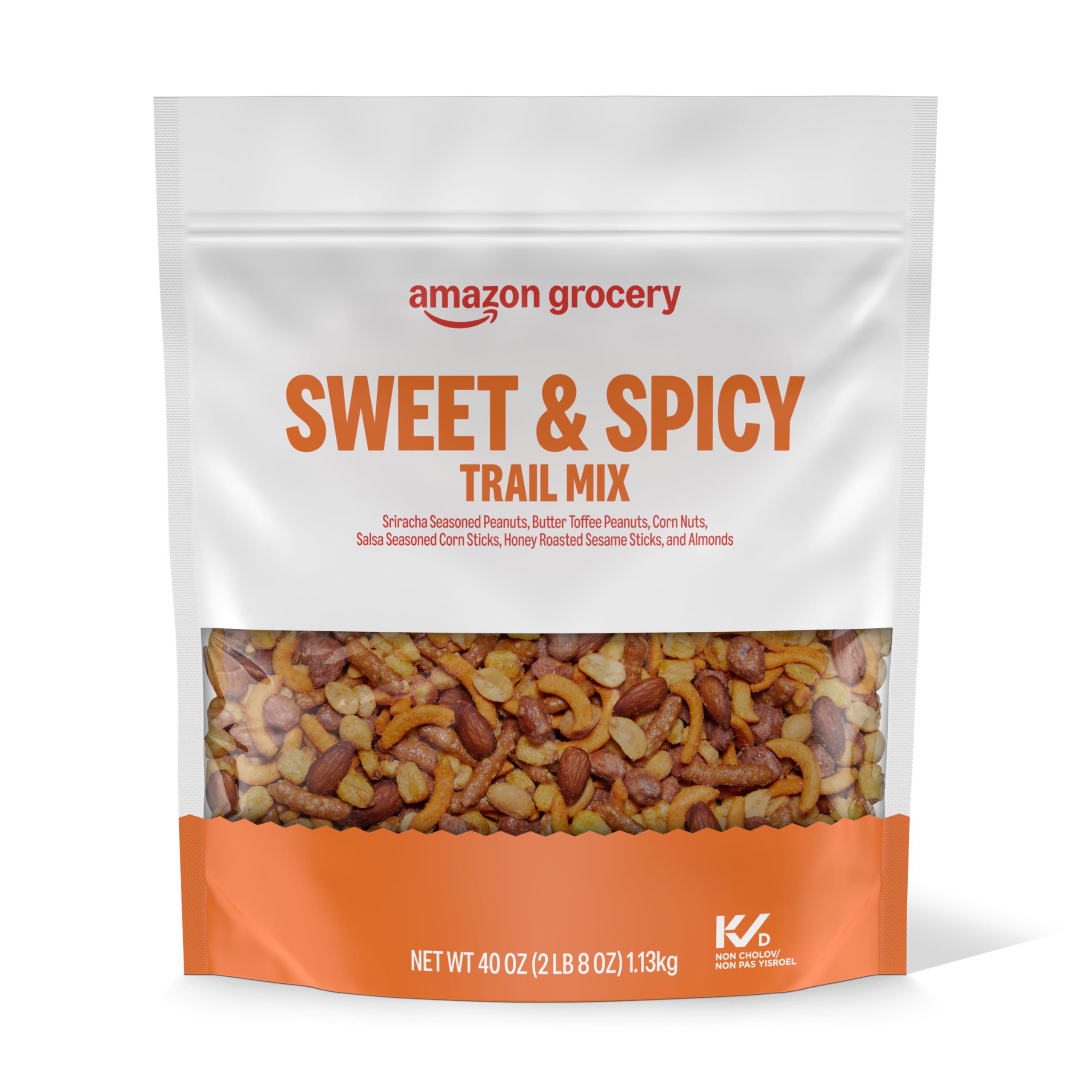 Amazon Fresh, Sweet & Spicy Trail Mix, 40 Oz Sweet & Spicy Trail Mix 40 Ounce (Pack of 1)