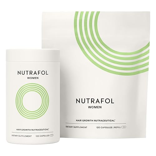 Nutrafol Suplemento para el crecimiento del cabello para mujer Clínicamente probado para cabello visiblemente más grueso y fuerte suministro de 2