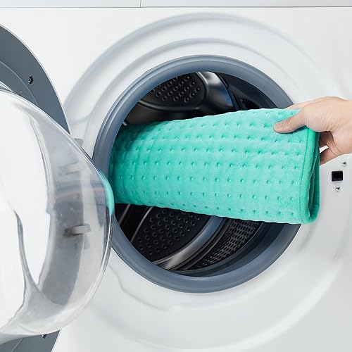 Miniatura 8 de Almohadilla térmica XXL para aliviar el dolor de espalda y calambres, almohadilla caliente con 10 ajustes de calor, 6 temporizadores de apagado