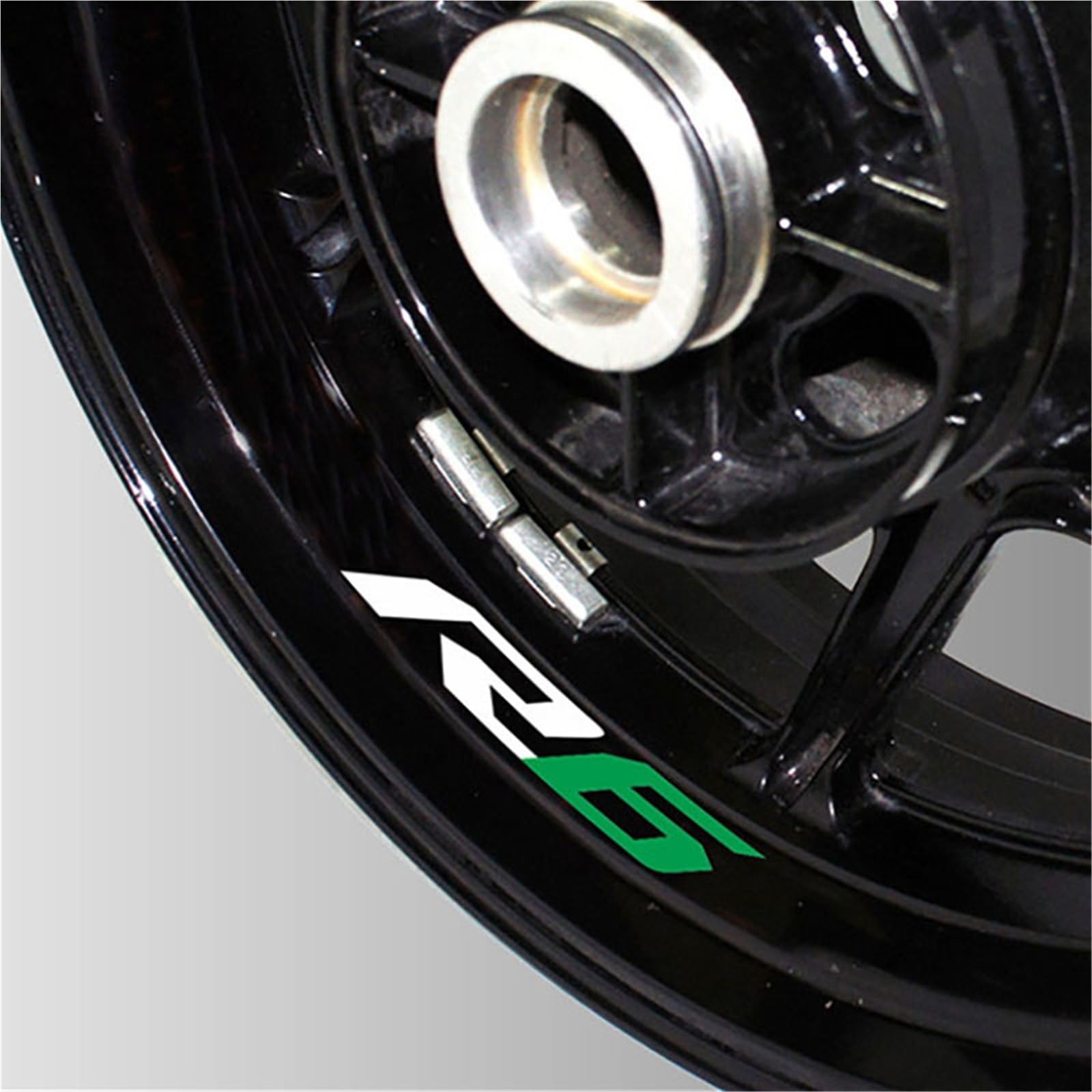 Decorative Stickers Motorcycle Wheel Stripe Sticker Reflective Hub Tire Rim Tape Decals Decorative Waterproof for Y-AMAHA YZF-R6 R6S R6