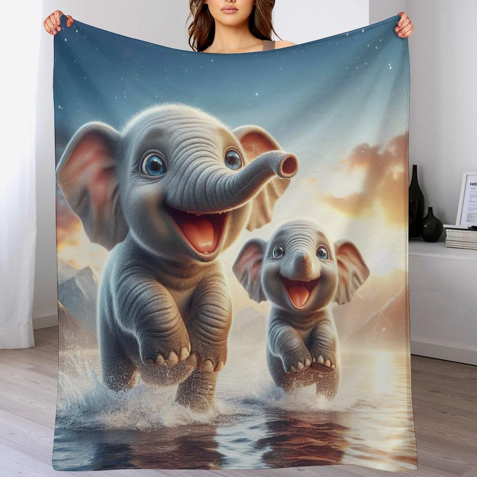 Manta para el salón de franela ideal para tardes de películas y sofá en invierno