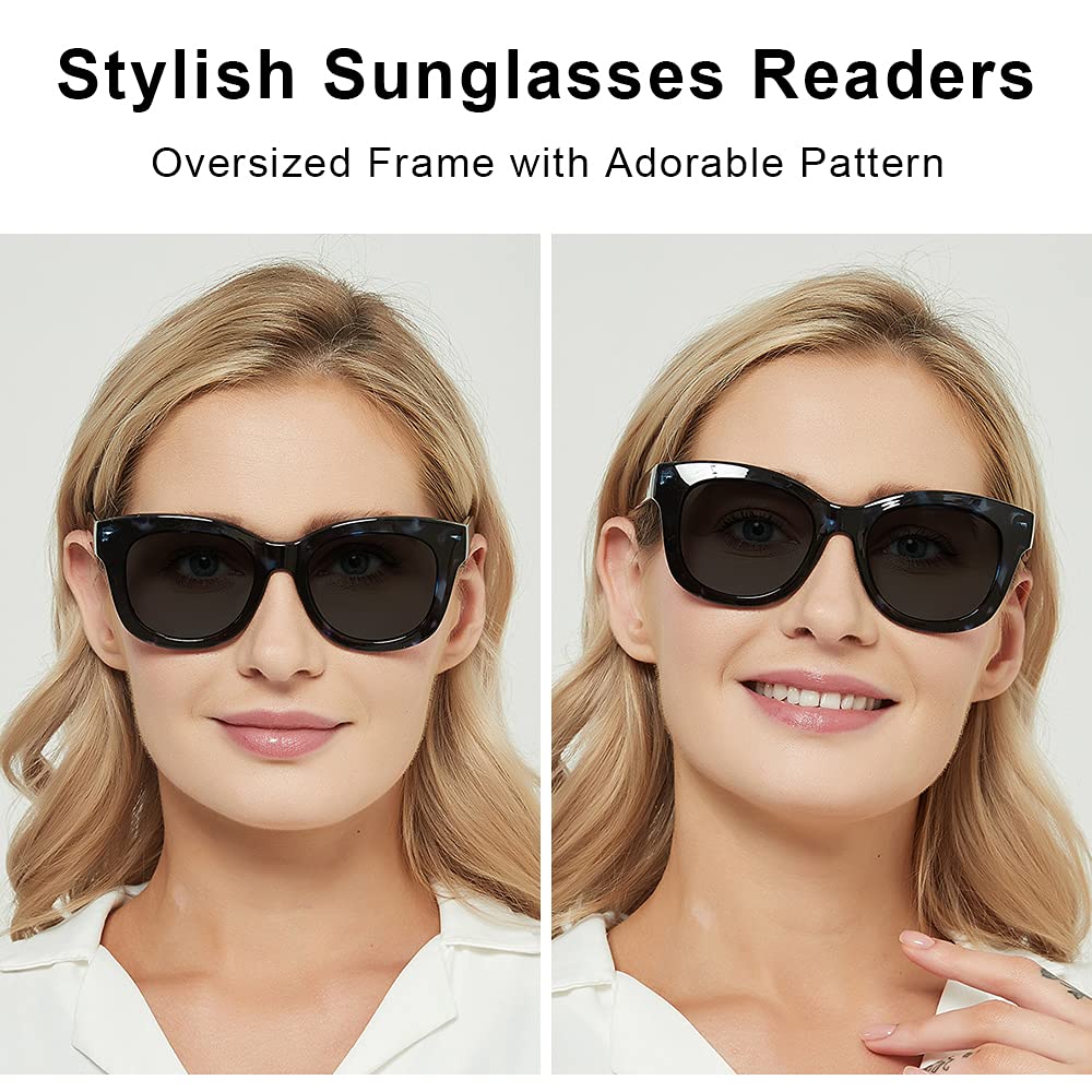 JiSoo Oversized Reading Sunglasses 1.0 Women/Men - Image 2