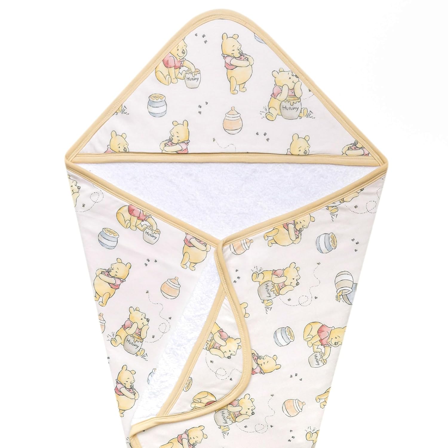 Copper Pearl Premium Knit Hooded Bath Towel Hundred Acre Wood
