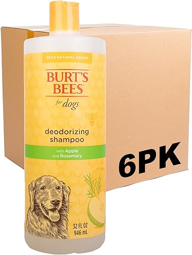 Miniatura 4 de Burt's Bees Champú desodorante natural para perros con manzana y romero, champú para perros para olores, libre de crueldad, sin sulfatos y