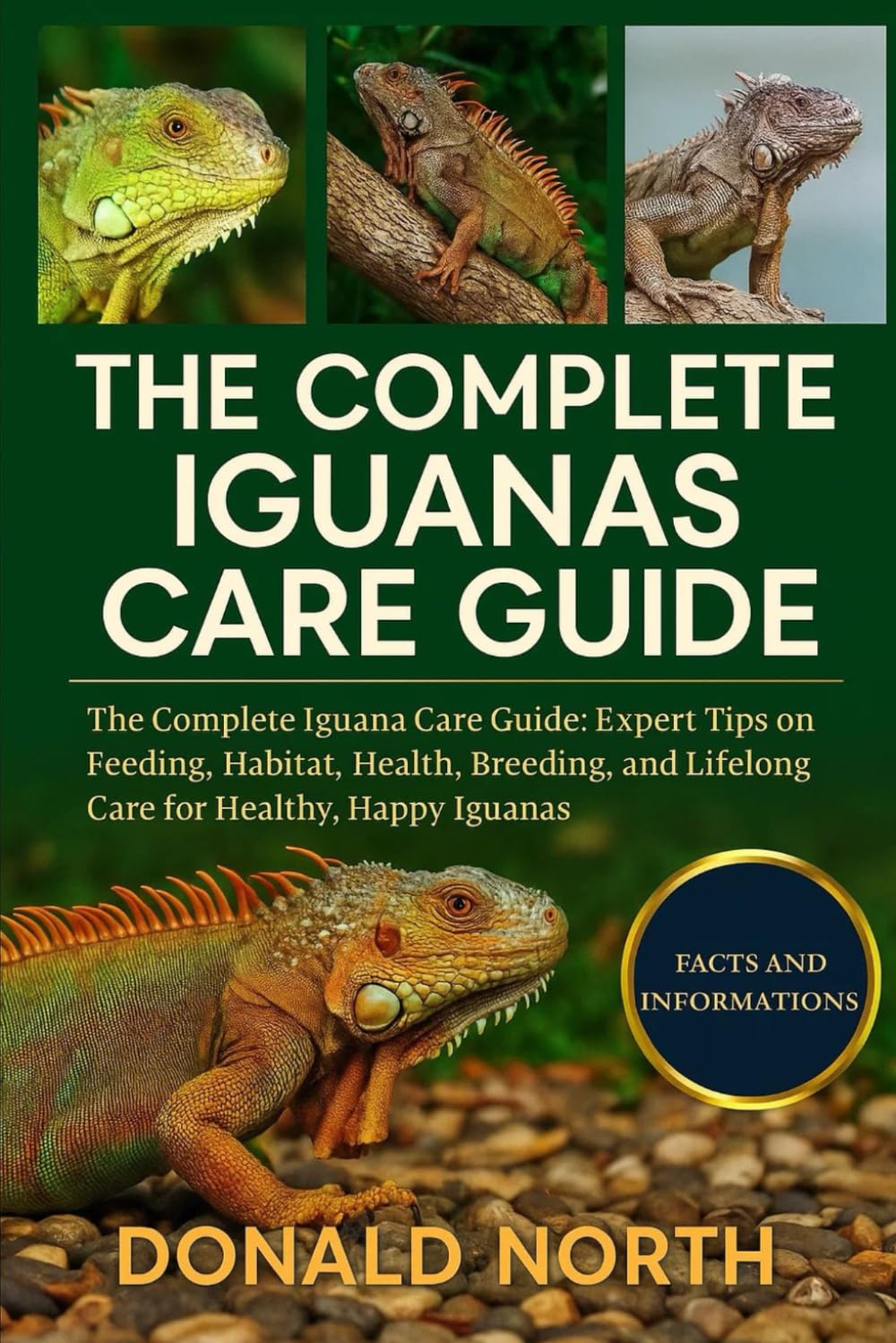 THE COMPLETE IGUANAS CARE GUIDE: The Complete Iguana Care Guide: Expert Tips on Feeding, Habitat, Health, Breeding, and Lifelong Care for Healthy, Happy Iguanas.