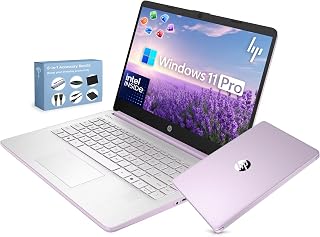 HP 14" Lightweight Laptop with Intel N150, 4GB RAM, Windows 11 Pro, AI Copilot