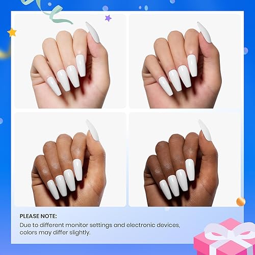 Miniatura 6 de beetles Gel Polish Juego de 3 esmaltes de gel de 0.5 fl oz que no se limpian y capa base de gel blanco para remojar con lámpara de uñas UV, acabado