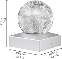 Vista 3 de SUNNYPARK Luces solares para poste – Luz para poste al aire libre para decoración de valla o patio jardín – Tapas de bolas de observación