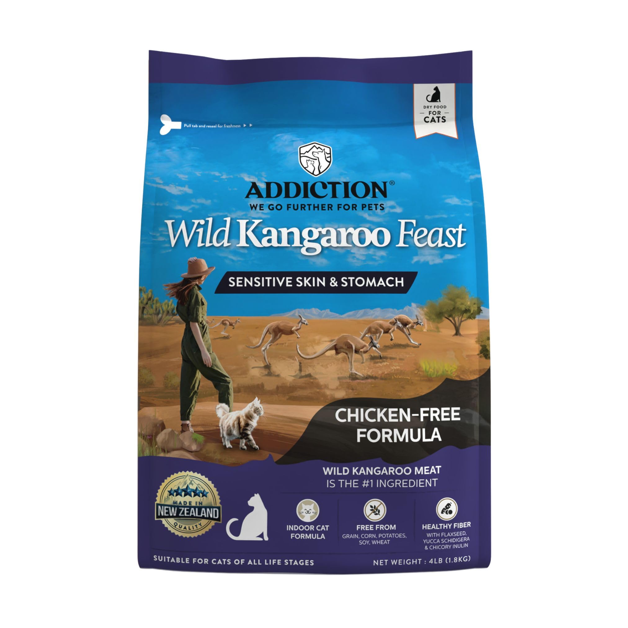 Addiction Wild Kangaroo Feast Dry Cat Food