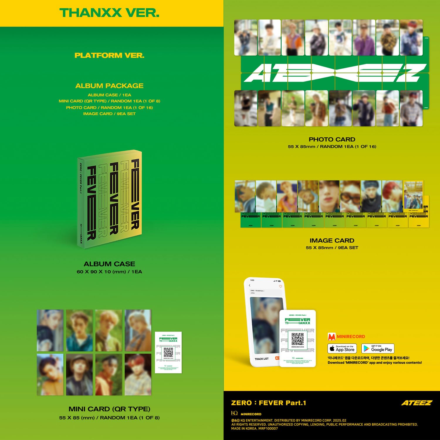 ZERO : FEVER Part.1 (PLATFORM Ver. / Random) Mini Card (QR Type) + Photocard + 2 Pin Badges + 4 Extra Photocards Official K-POP Sealed Album - Image 3