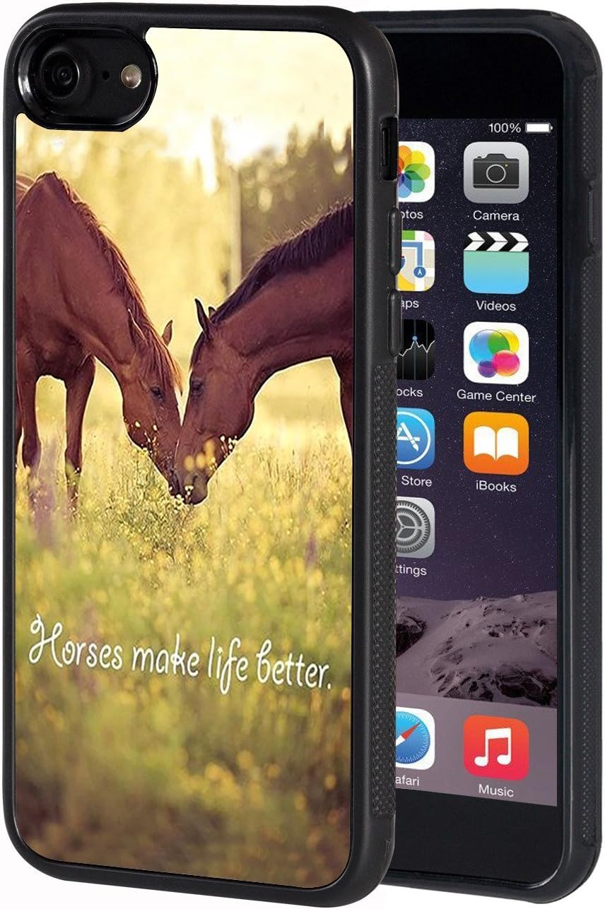 for iPhone SE 2020/iPhone 7/iPhone 8 Case,Horse Theme TPU Durable Case for Apple iPhone SE 2020/iPhone 7/iPhone 8 4.7 inch