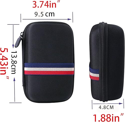 Miniatura 2 de Estuche duro EVA dedicado para Masajeador TechCare Unidad de decenas más máquina de masajeador de pulso electrónico Estuche de transporte