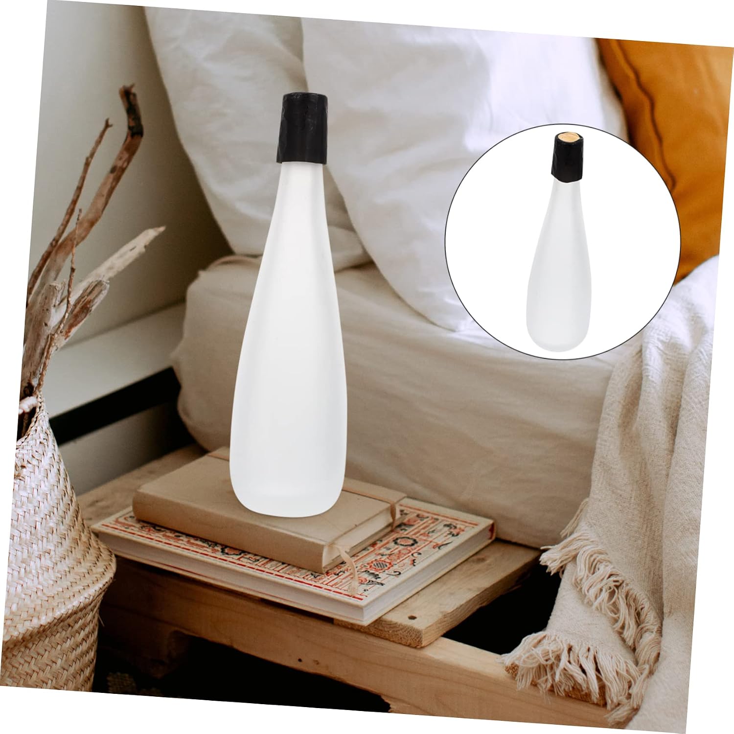 Alipis Frosted White Wine Bottle Self-filling Fruit Wine Storage Simple Decanter for Brewing
