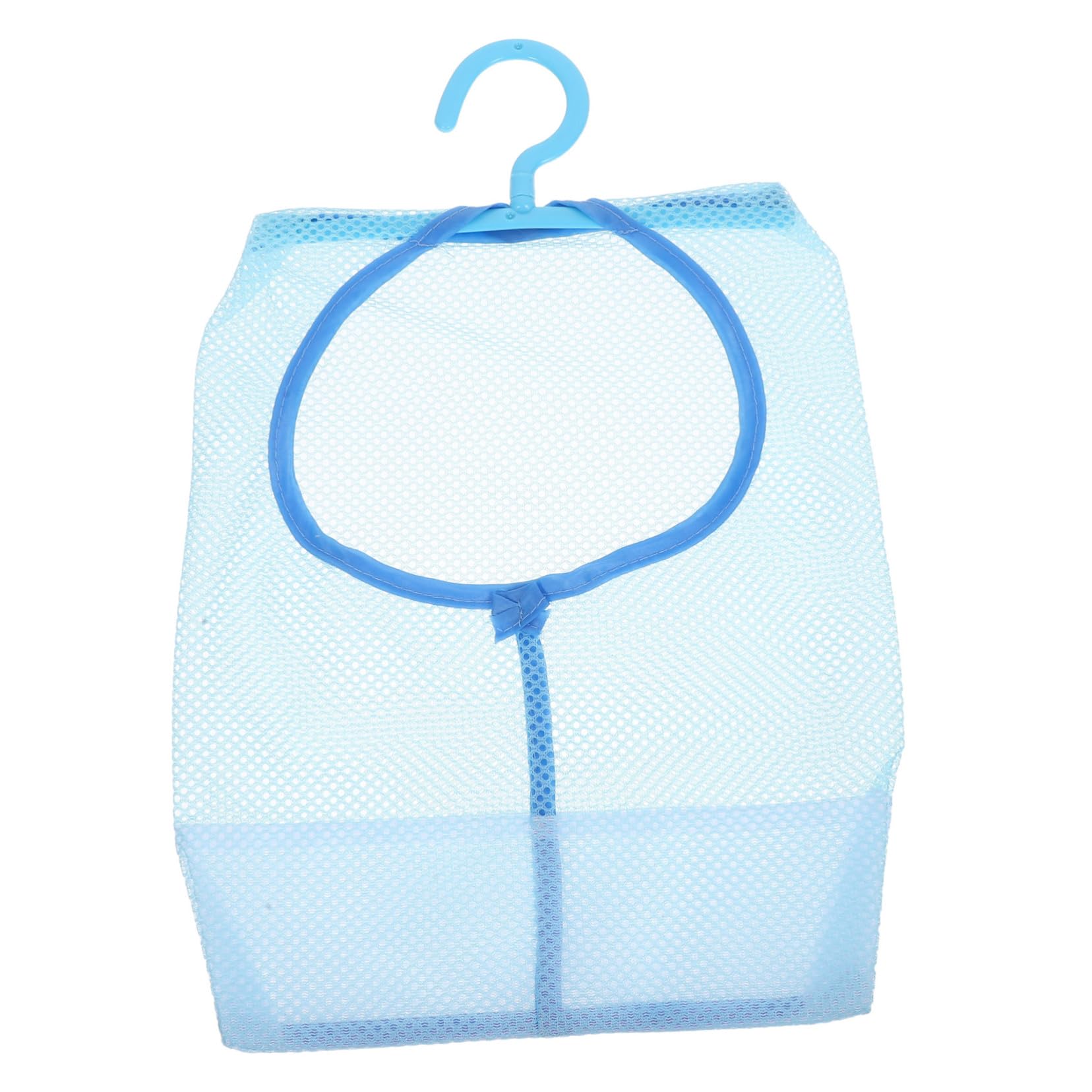 Alipis Hanging Mesh Storage Bag with Hanger Multipurpose Clothesline Bag for Bathroom Toy and Laundry Organiser Storage