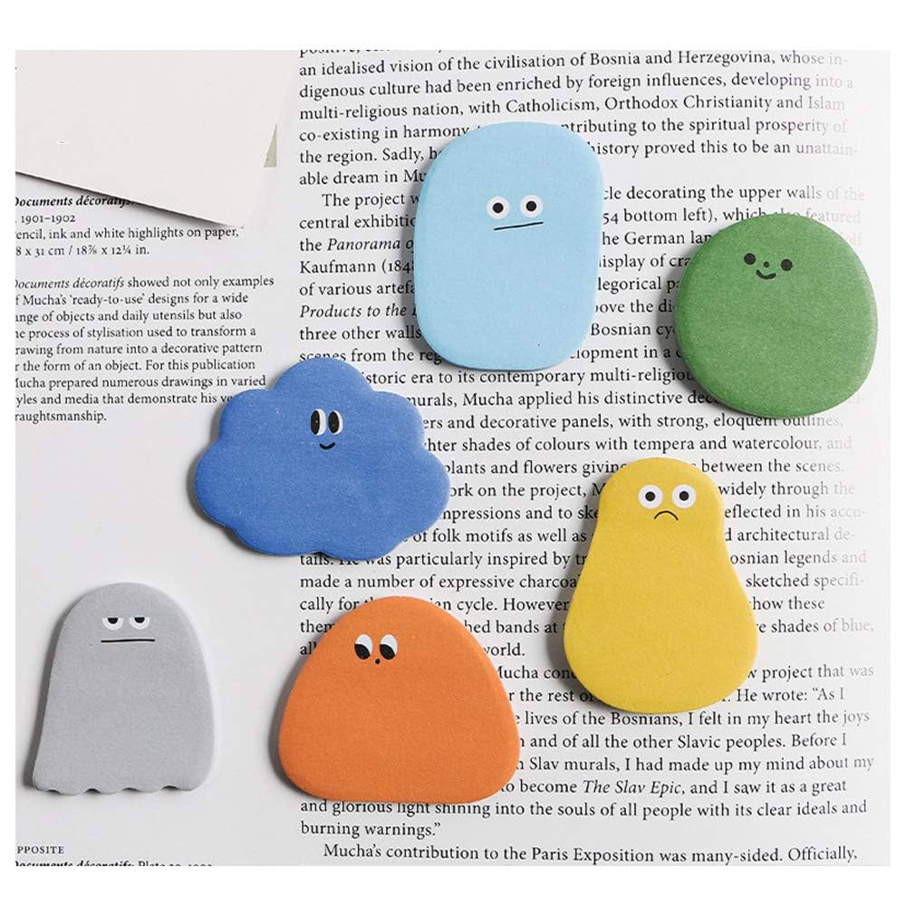 Amazon.co.jp: CUGBO 付箋 かわいい おもしろ カラフル メモ帳