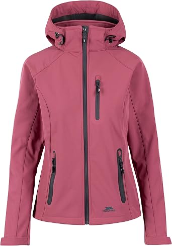 Trespass Womens/Ladies Bela II Waterproof Softshell Jacket (L) (Rose Tone)