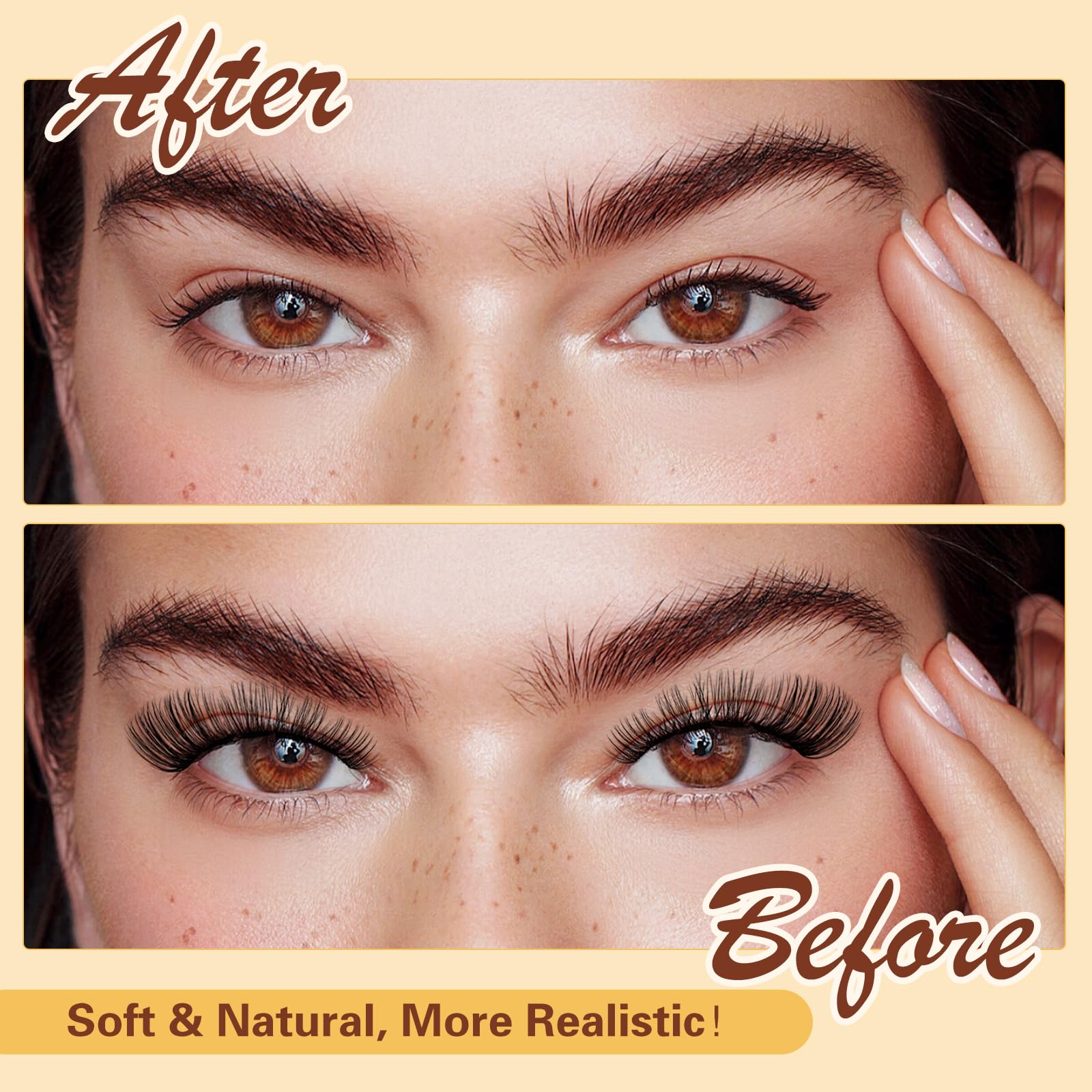 QUEWEL DIY Lash-Extensions Kit MIX10-18mm Lash-Clusters with Bond&Seal Super Hold - Image 3