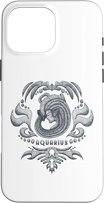Aquarius Vintage | Zodiac Sign Zodiac Sign Case for iPhone 16 Pro Max