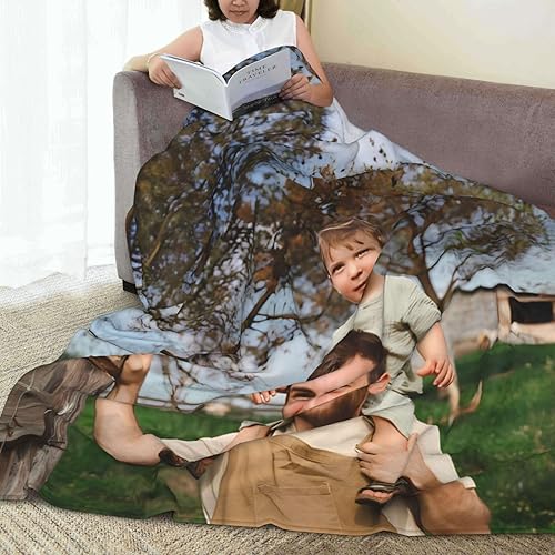 Miniatura 8 de Manta personalizada de franela, añade tu manta personalizada con foto, texto y imagen, para cumpleaños de adultos, Navidad, Halloween, Día del