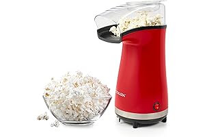 Nostalgia 16 Cup Hot Air Popcorn Machine: Make Healthy Popcorn Without Oil!