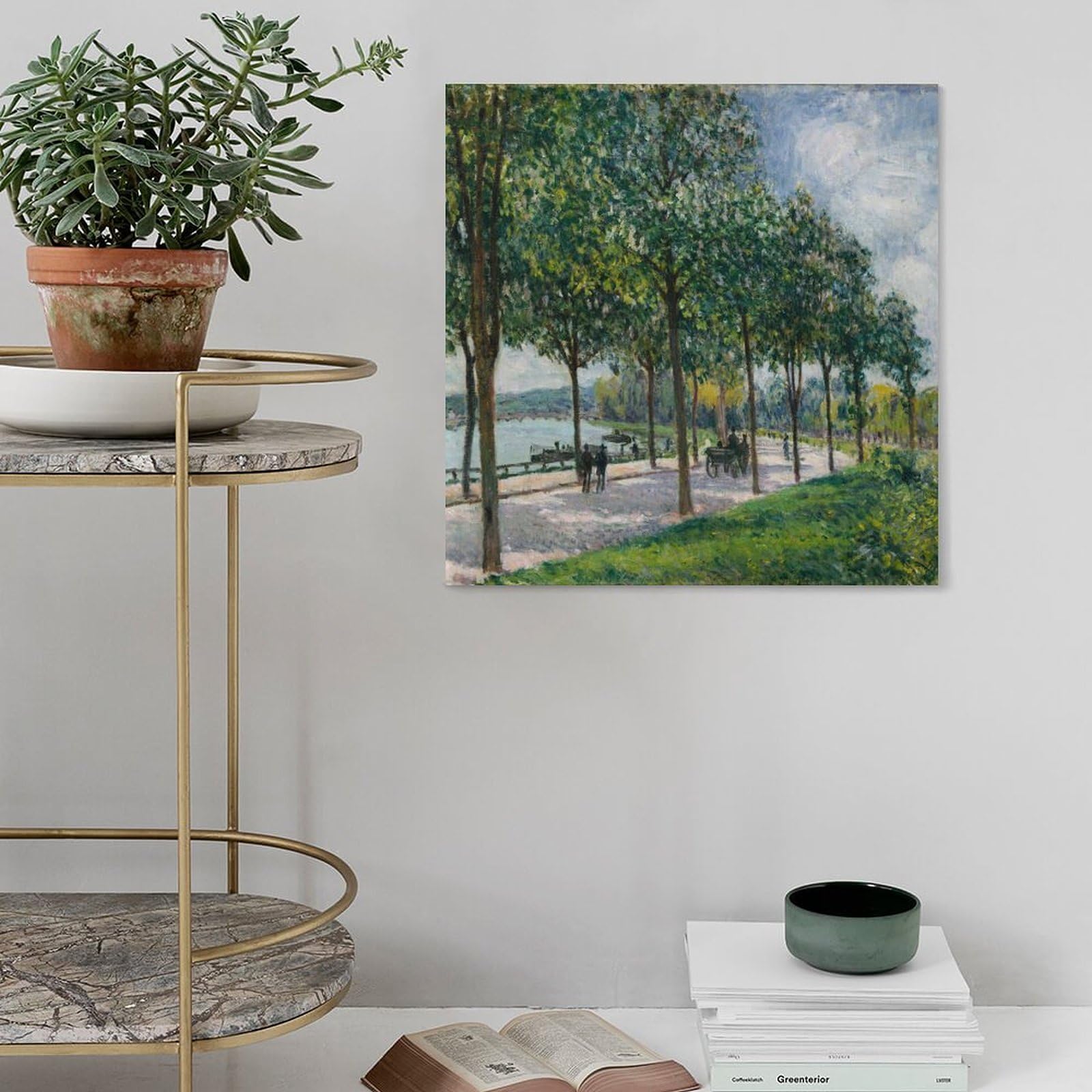 マルリーの羊飼い 【6号】 アルフレッド・シスレー 【 額縁が選べる 額