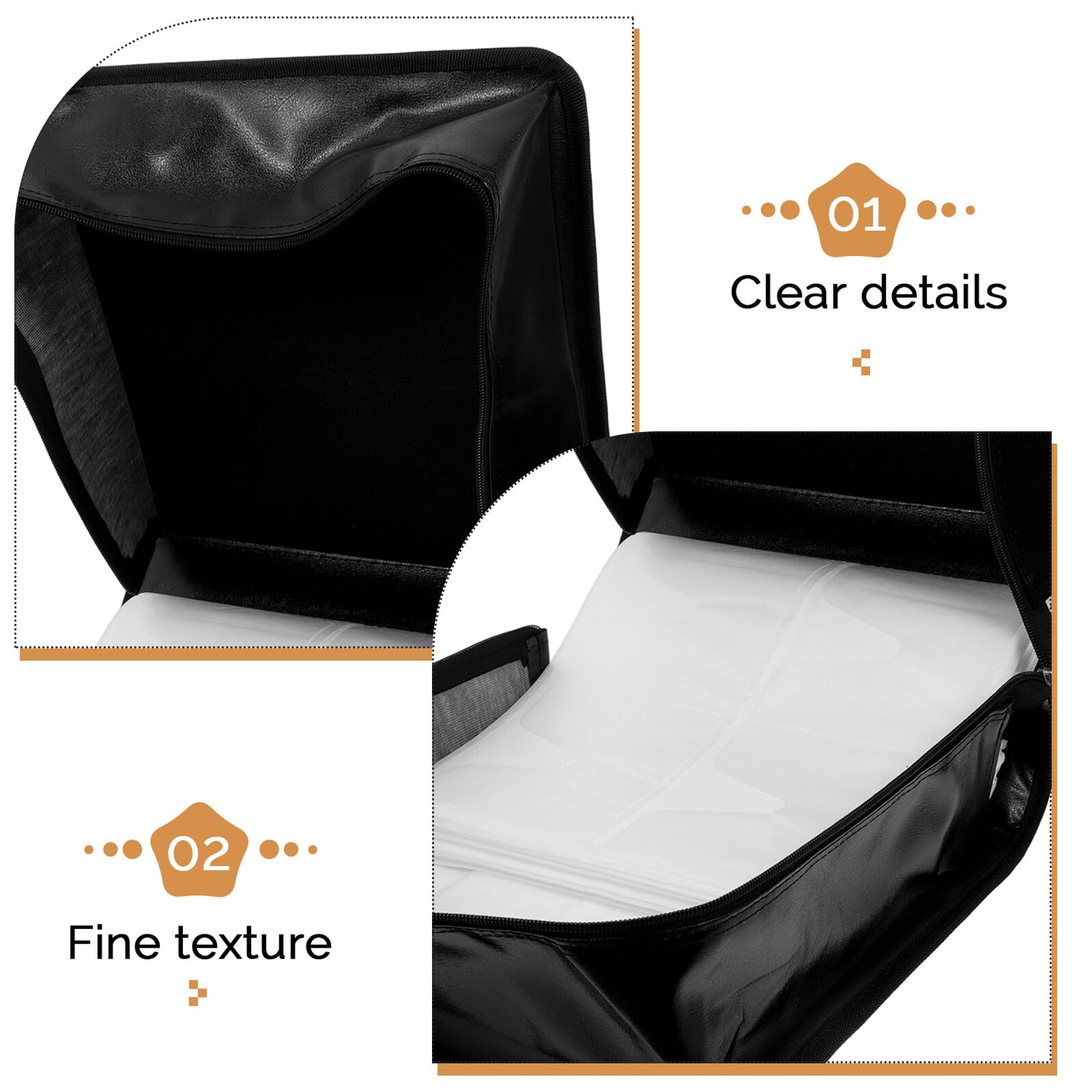 Duża Pojemność Dysków PU Skórzany Pokrowiec Płyty Cd Dvd z Praktycznym Uchwytem Przenośny Organizer Do Przechowywania i Ochrony Płyt Idealny Do Samochodu i Podróży Czarny