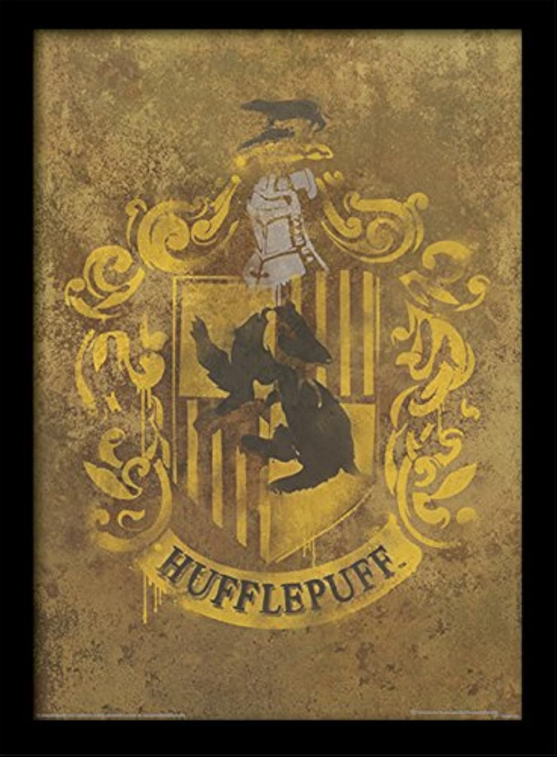 Harry Potter Hufflepuff Crest Wall Art