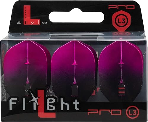 Vista 90 de Vuelos de dardos - Forma L3 Modelos PRO, KAMI y EZ Compatible con punta suave y dardos de punta de acero