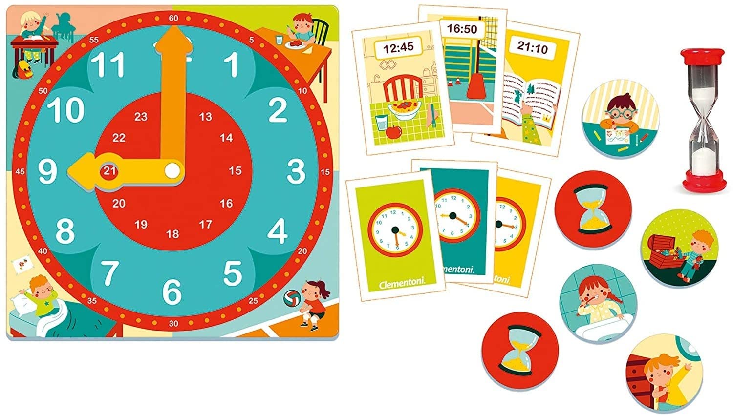 Clementoni - Sapientino L'Emozione di Imparare - Tic Tac Quanto Dura Un Minuto - Made in Italy - Play for Future, Orologio, Gioco educativo 5 Anni, 16244
