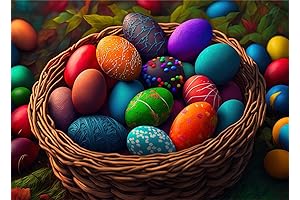 Huadada Easter Eggs Jigsaw Puzzles 1000 Pieces