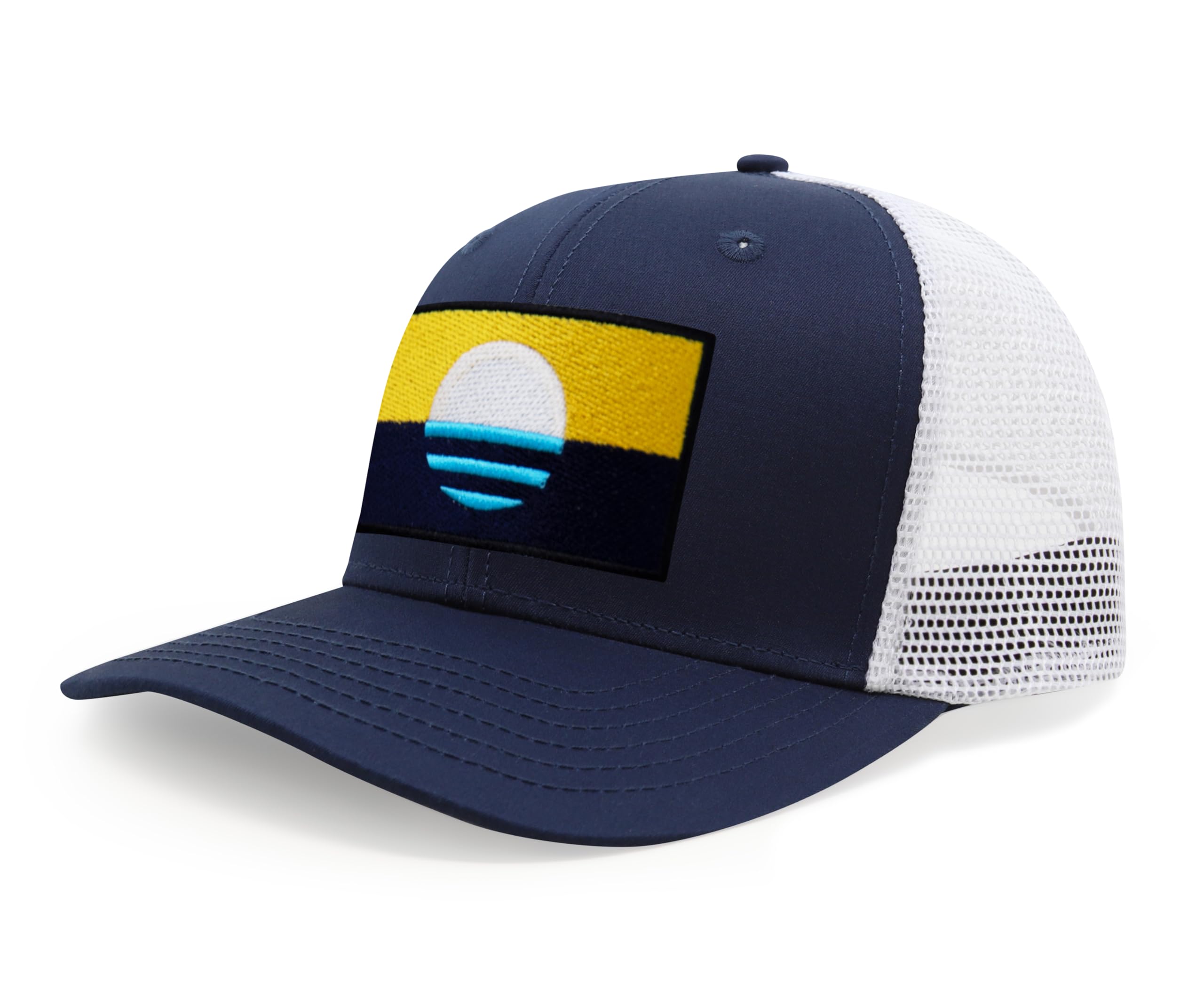 International Tie City Hat for Men and Women, Adjustable Snapback Trucker Baseball Cap with Embroidered Patch