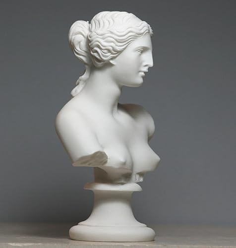 Miniatura 5 de Busto cabeza diosa afrodita de Milos Venus Alabastro estatua escultura 5.9 pulgadas