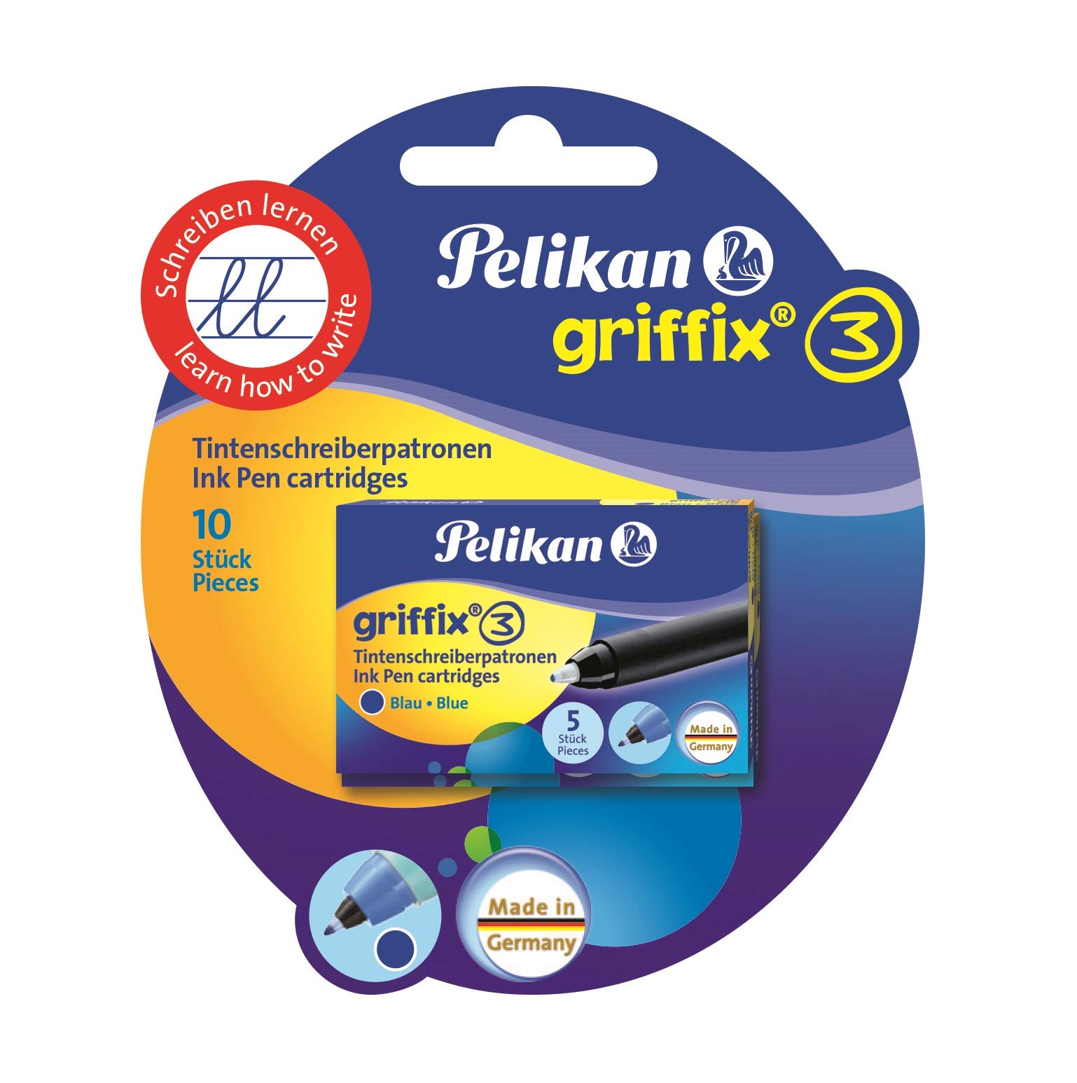 PelikanGriffix Ink Writer T1 Refills/5 2x in blisterform