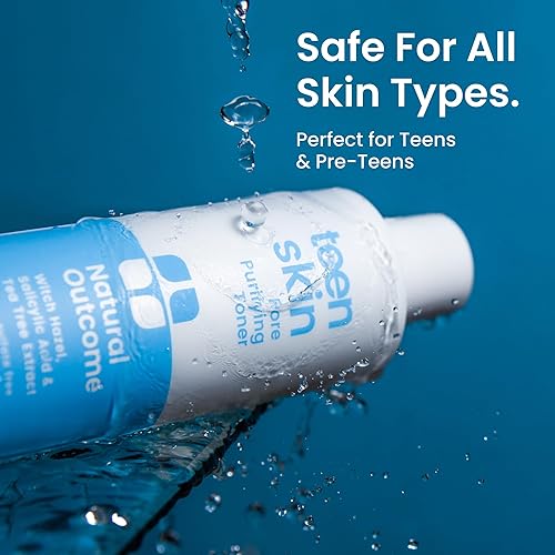 Miniatura 3 de Skin Care - Tónico facial aclarante para el acné para adolescentes, ácido salicílico, astringente facial para eliminar el acné y purificar los