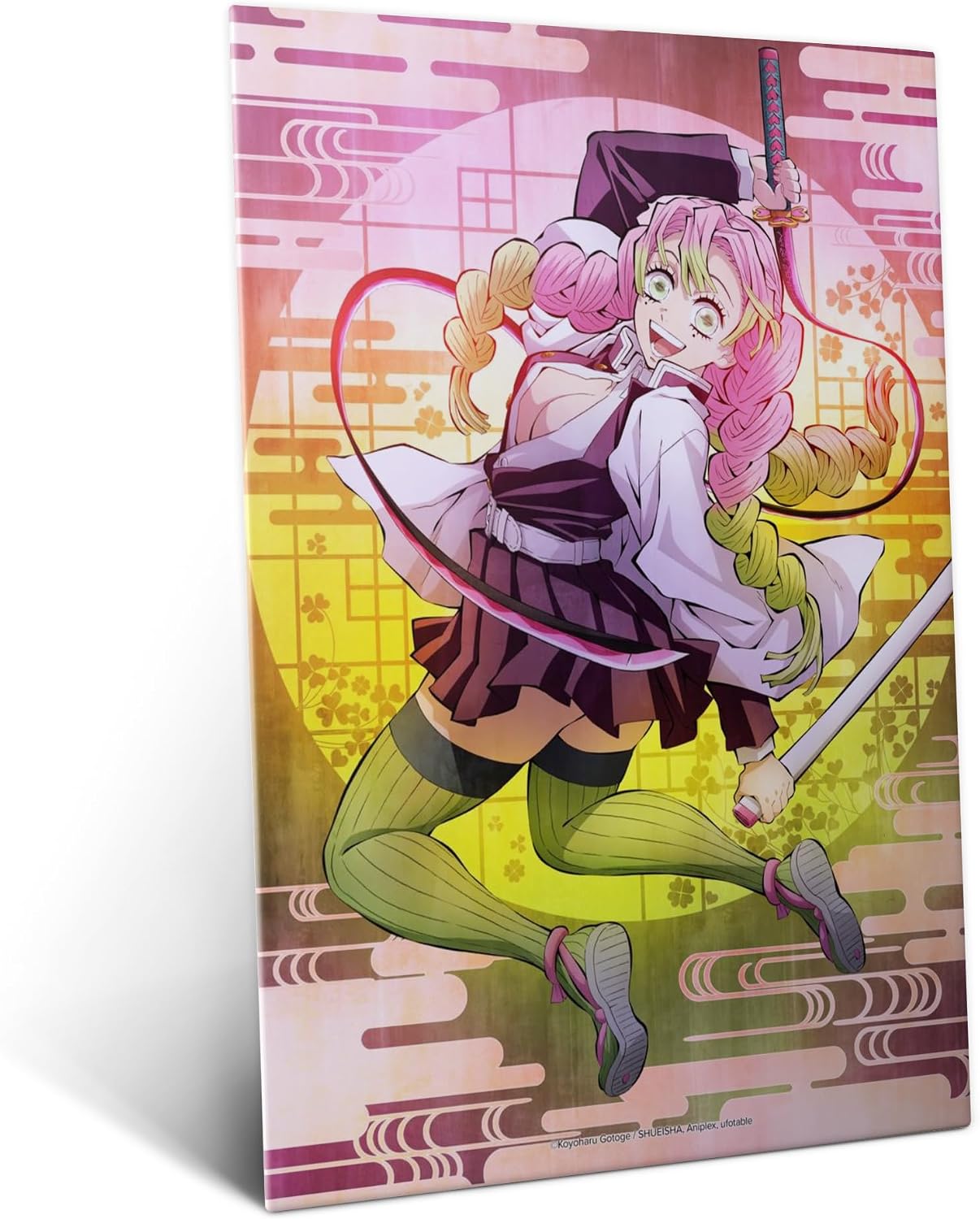 Displate Metal Poster Demon Slayer: Love Hashira Mitsuri Kanroji Size L
