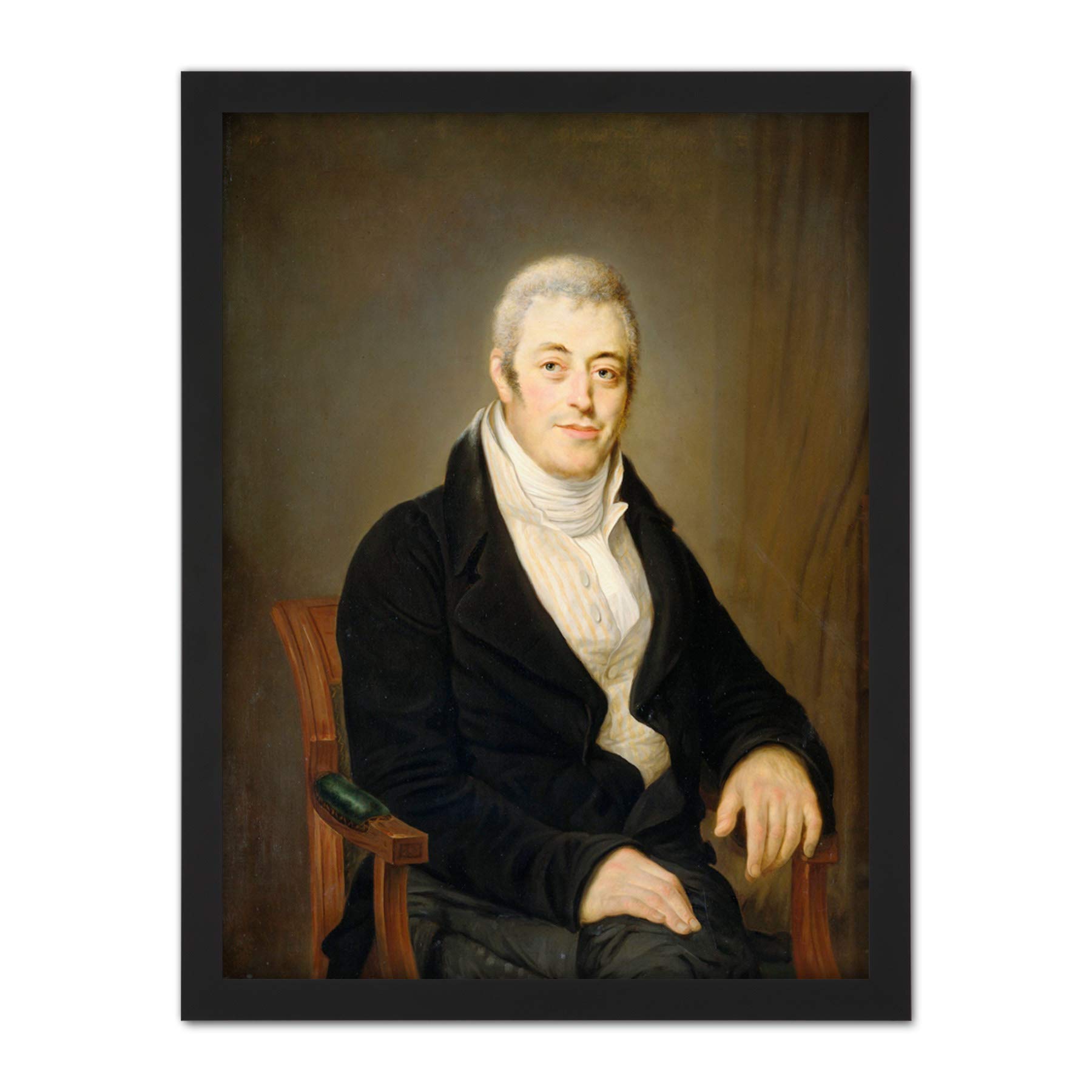 Artery8 Moritz Portrait Jonas Daniel Meijer Painting Artwork Framed Wall Art Print 18X24 Inch