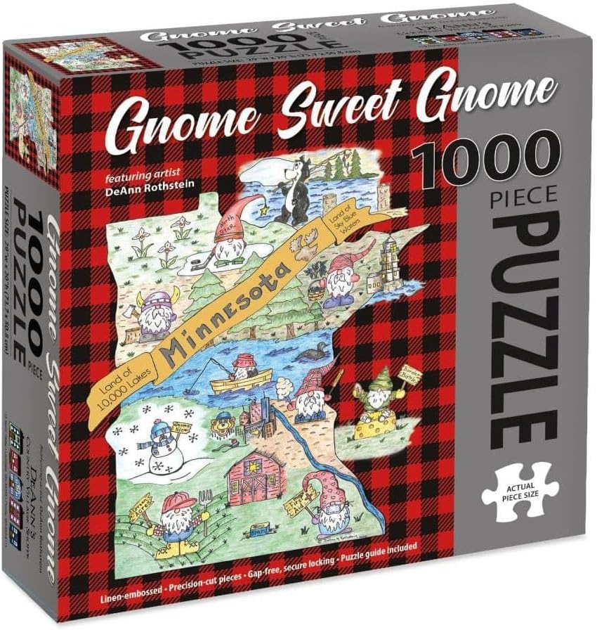Turner Licensing Gnome Sweet Gnome - Minnesota Puzzle - 1000 Pc (8410506)