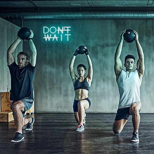 Miniatura 3 de Letrero de neón LED de Dont Wait para decoración de pared letreros de neón LED de neón para decoración de fiesta iluminación de interruptor