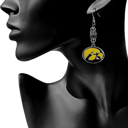 Miniatura 22 de Siskiyou Sports NCAA unisex-adult Euro Bead Earrings